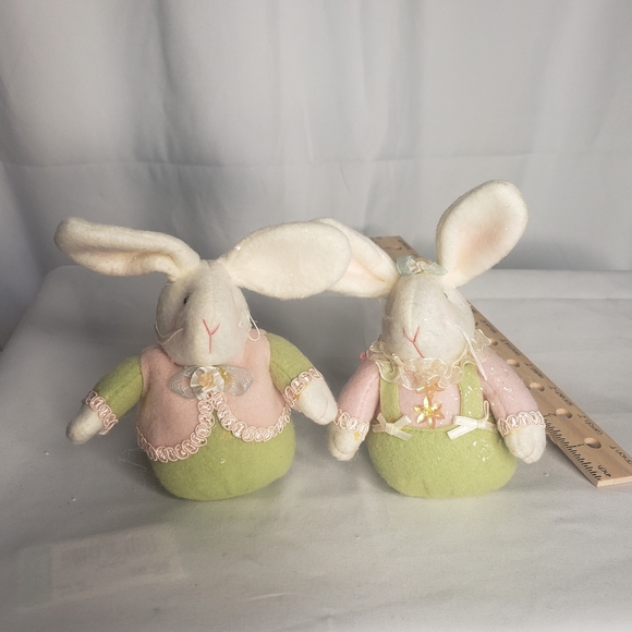 hanna's handiworks ester rabbits set of 2 - Picture 1 of 4